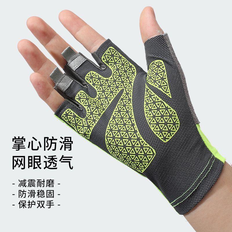 Product Introduction of [1487 Positive Reviews] Sun Protection Half-Finger Gloves Non-Slip Unisex Summer Fishing Thin Fingerless Non-Slip Driving Cycling Iron Yoga Fitness 14