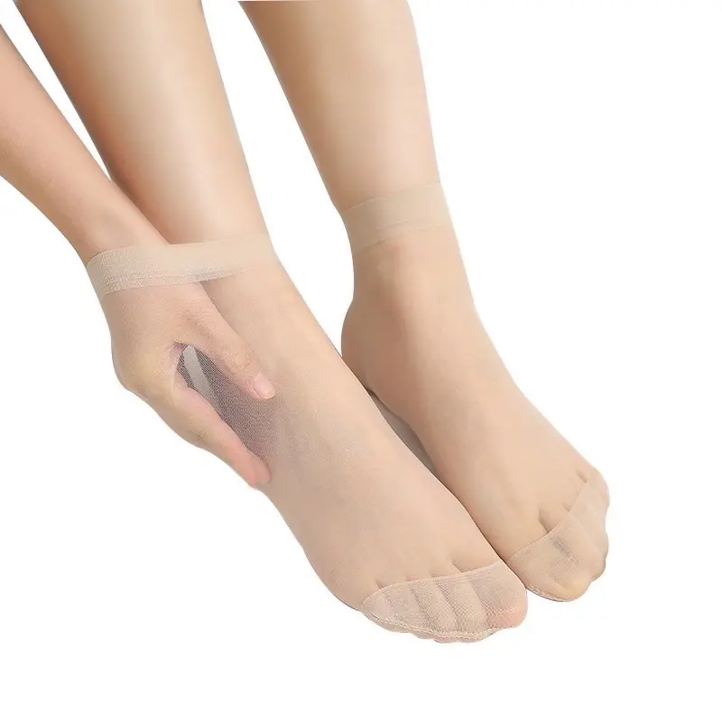 Tất da chân tất giấy nữ siêu dai vớ cổ ngắn mỏng Timi M01 8