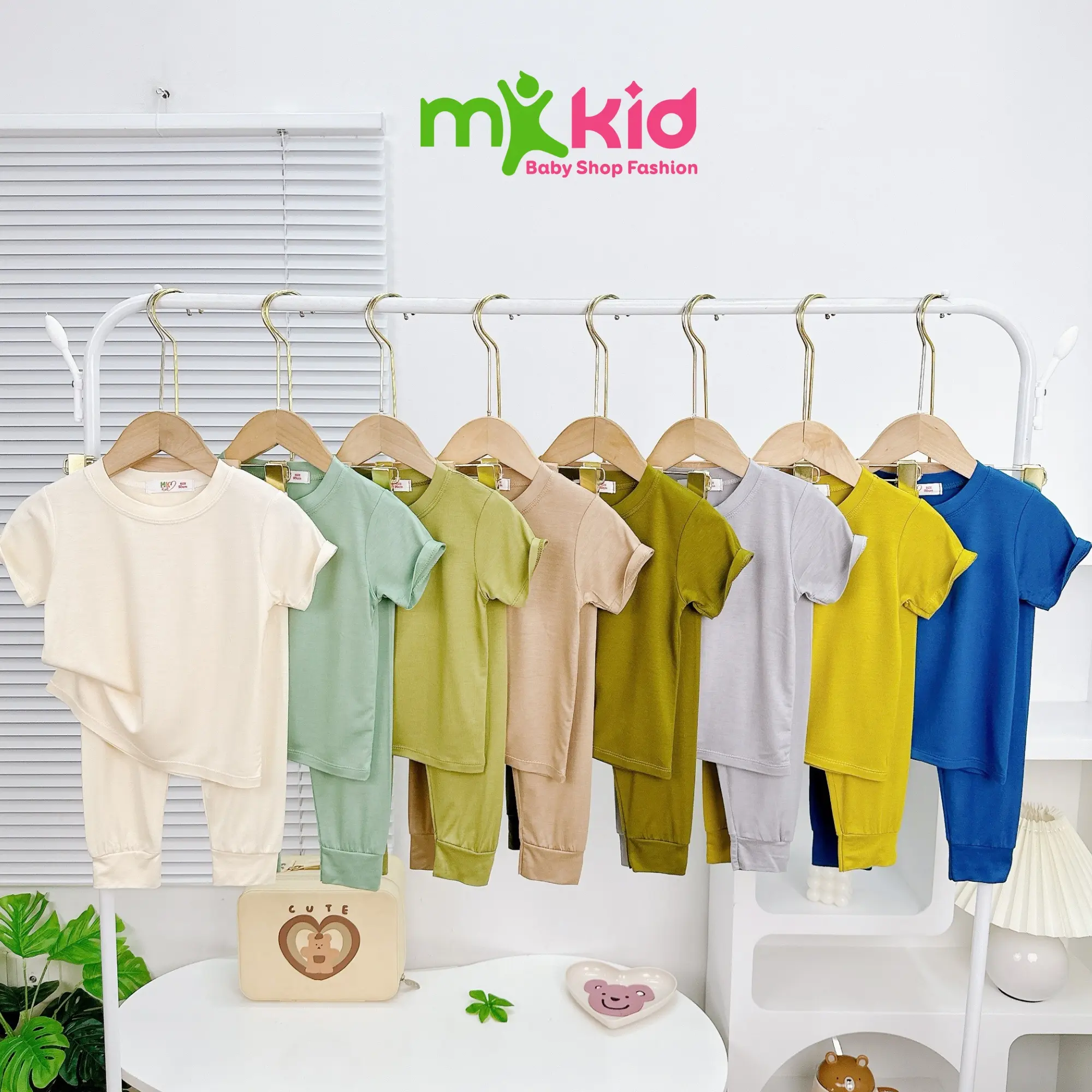 [MKKIDSHOP] Bộ Áo Ngắn Quần Dài Cho Bé (9-30kg) Cao Tối Đa 1m25 Dưới 7 Tuổi, Chất Thun Lạnh Cao Cấp mềm mịn mát cho bé mặc ngủ,  đi học..