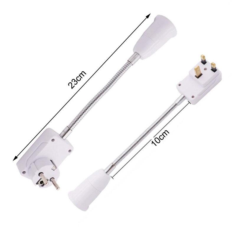 Product Introduction of E27 light bulb Lamp AC power supply base Flexible holder EU US uk Plug socket desk Clip  2KSG 121
