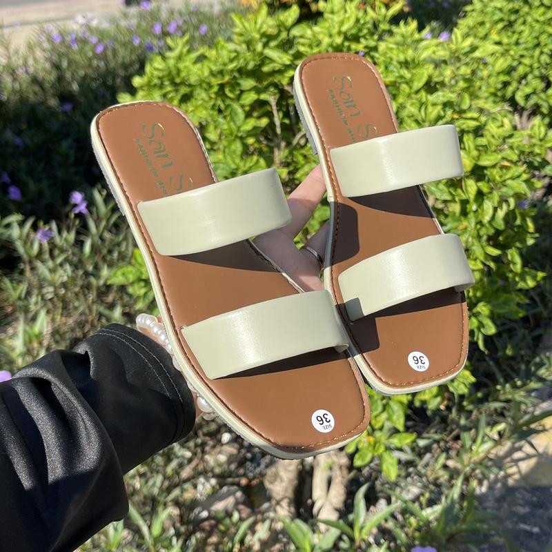 Product Introduction of SanSan_ Dép Lê DA 2 KIỂU MSD, Dép Lê  Quai Ngang  Slipper Nữ DéP Women GiàY 20