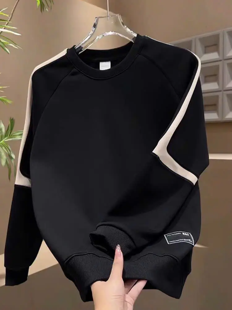 Áo Sweater Nỉ Lông Cáo Giữ Nhiệt Tốt,Phù Hợp Cả Nam Và Nữ Menswear Dài Tay