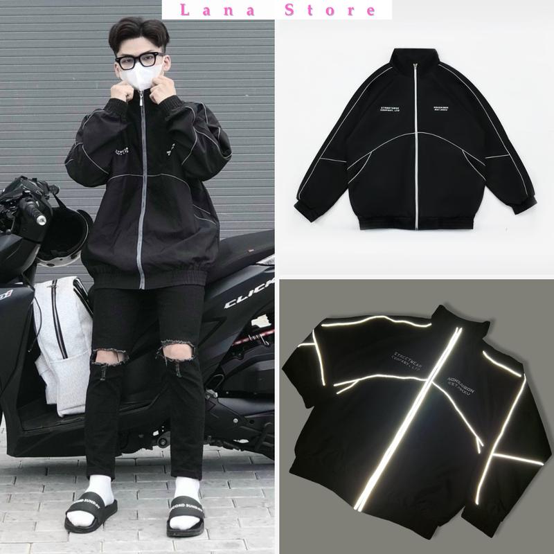 [Ảnh Thật] Áo Khoác Dù NowSaiGon Có Phản Quang Form Unisex Nam Nữ Chất Dù 2 Lớp Mỏng Thoáng ao  khoac