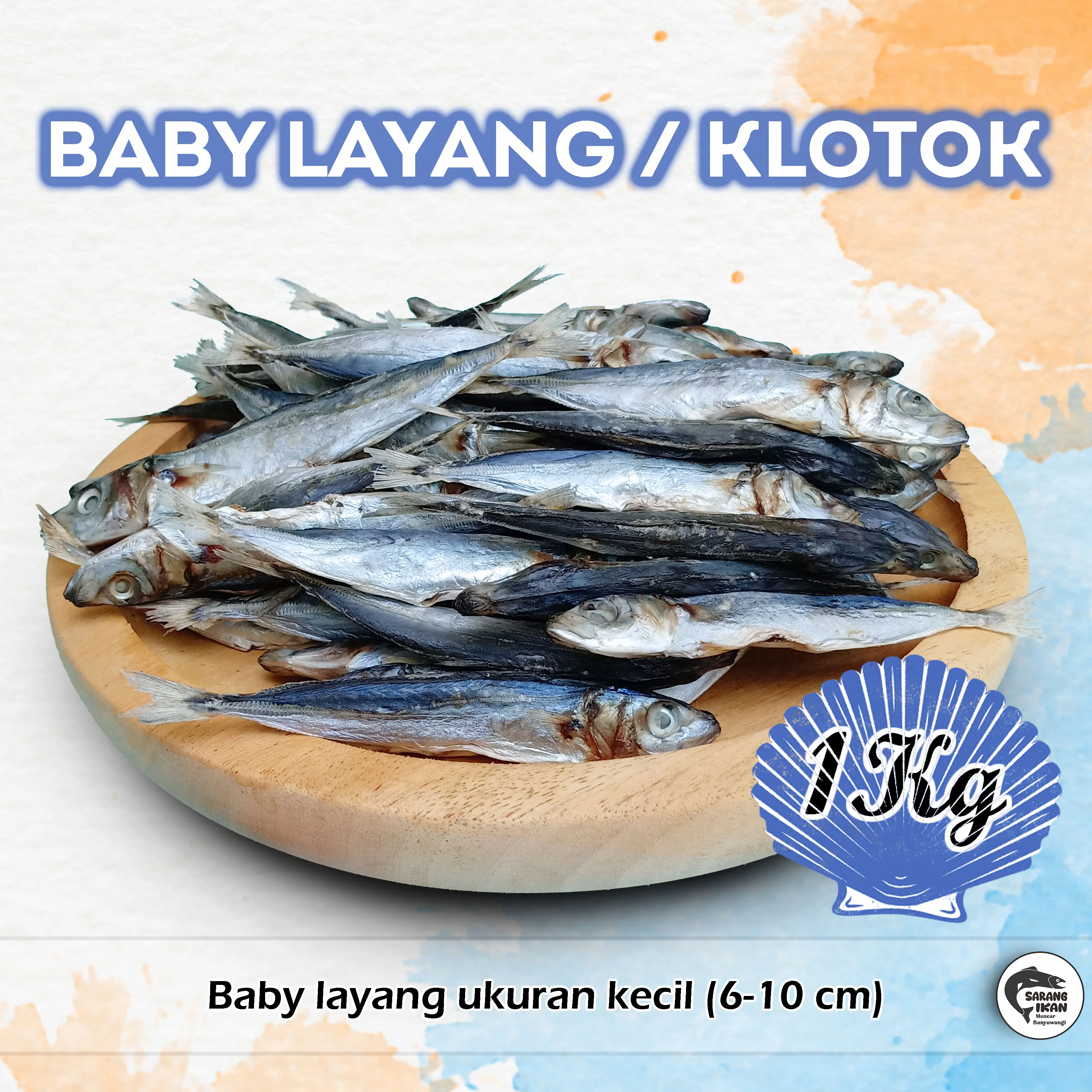IKAN LAYANG / KLOTOK KECIL ASIN 1 kg Sarden Fish
