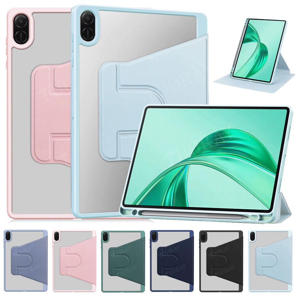 เคสสำหรับ Huawei Honor Tablet X8A 11 นิ้ว X8 10.1 X8Lite 9.7 x8 Pro 11.5 X9, กันกระแทก, หมุนได้ 360°