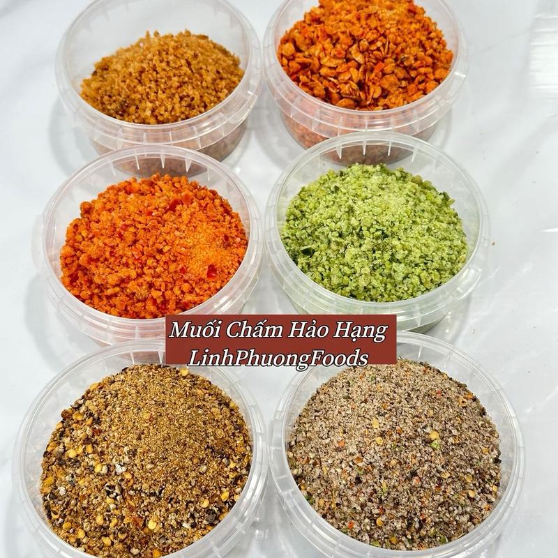 Set Muối Chấm Hảo Hạng, Set muối chấm trái cây siêu ngon, chấm hải sản cực hợp lý. Gia Vị  muoicham trai