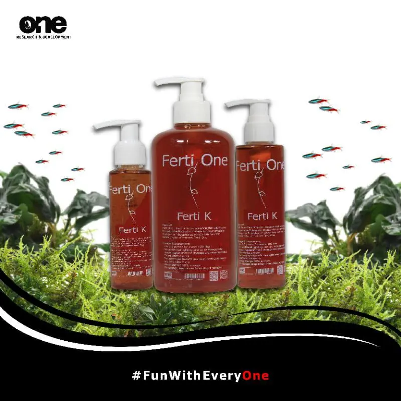 FERTI ONE FERTI K 100ML - Pupuk Cair Aquarium Aquscape One Riset