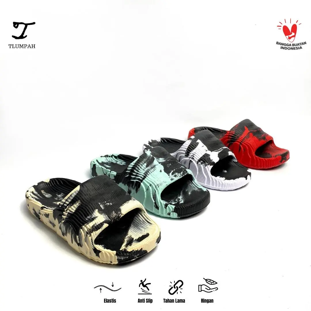 Sandal Latepos Murble | Sandal Slide Pria Sandal Adilette Loreng Pria Sandal Slop Polos