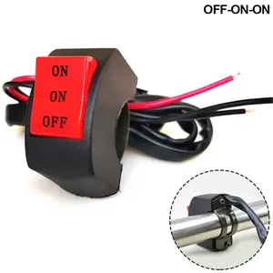 Saklar brecket stang 3 fungsi on on off universal saklar braket stang on on off 3mode Motorcycle