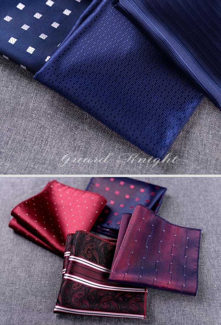 Product Introduction of [pocket square]Men's Western Pocket Square Business Wedding Red Square Scarf Wedding Handkerchief Chest Handkerchief Trendy Men's Accessories British 12