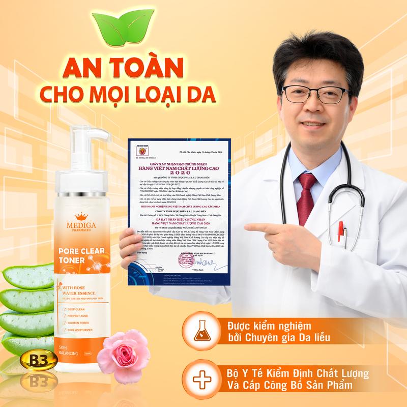 TONER NƯỚC HOA HỒNG LÀM SẠCH, DƯỠNG ẨM,  Skincare Làm Đẹp Da Chăm Sóc Da Dưỡng Ẩm Da Dưỡng Da Mặt 7