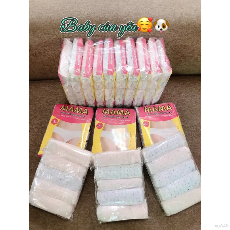 thả lỏng 24/7 Quần lót giấy Mama bịch 5 cái Chân váy jeans Áo Giữ nhiệt Jean Lót miengdan adore hang duc  dan  ti áo ngực dính tone da sáng phụ kiện áo lót