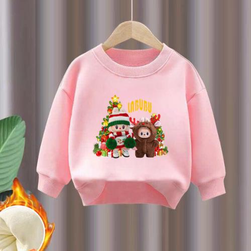 Set bộ nỉ in hình LABUBU 5D sắc nét, phom dáng đẹp cho bé trai, bé gái từ 6-30kg 7