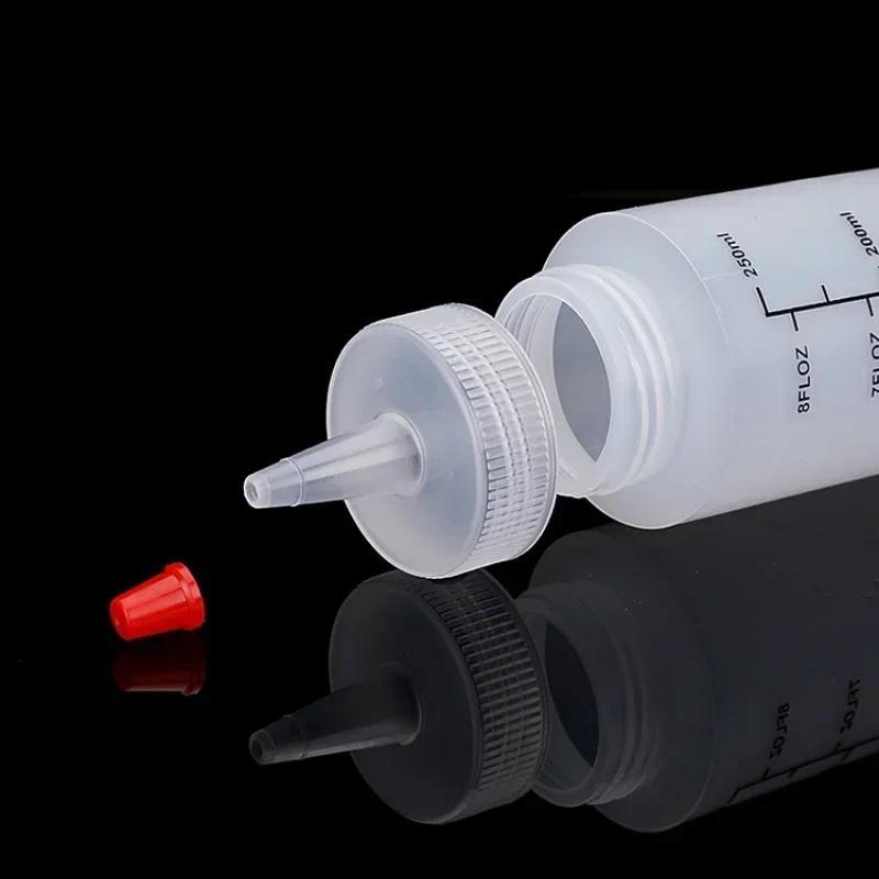 Product Introduction of Sauce Squeeze Bottle Plastic Pointed Salah Dressing Condiment Squeeze Bottles with Red Lid Mustard Dispensers Kitchen Supply 21