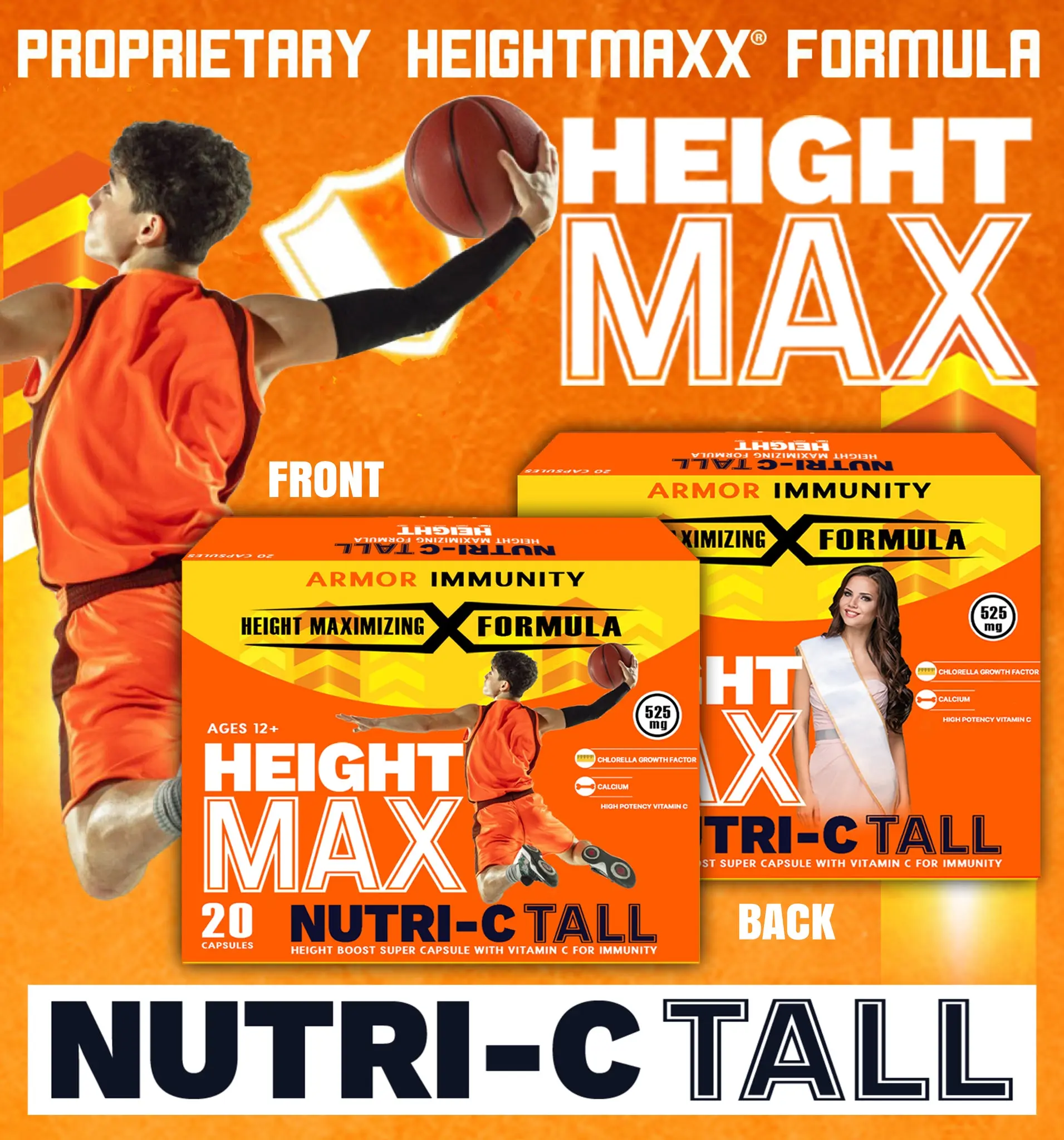 NUTRI C TALL (PAMPATANGKAD) HEIGHT MAXIMIZING FORMULA 20 CAPSULES ...