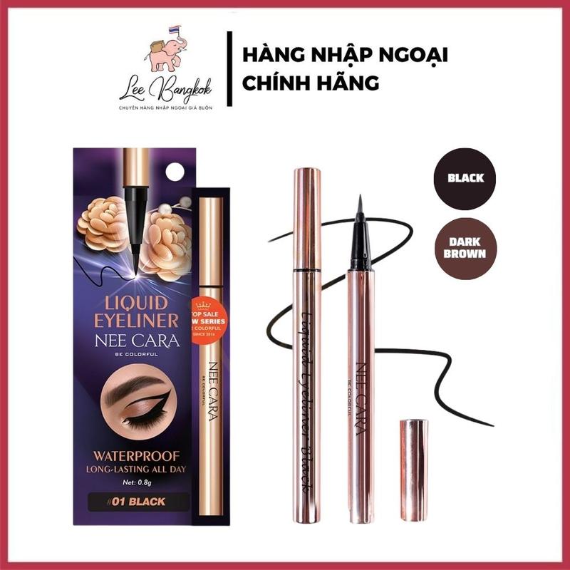  Bút Kẻ Mắt Nước Nee Cara Liquid Eyeliner N450 - Kẻ Dạ Nee Cara Đầu Mảnh Chống Nước Không Lem Không Trôi 
