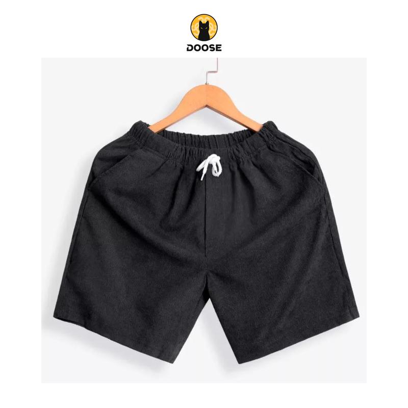 Quần Short Đùi Nhung Tăm Nam Nữ DOOSE Style Unisex Ulzzang HQ - Đủ Màu 1