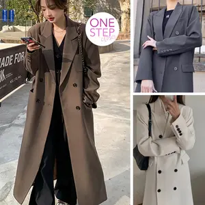 One Step Closer Long Coat Korean Look Premium Semiwol Lembut Bahan Jatuh (S5-002-Z0031)