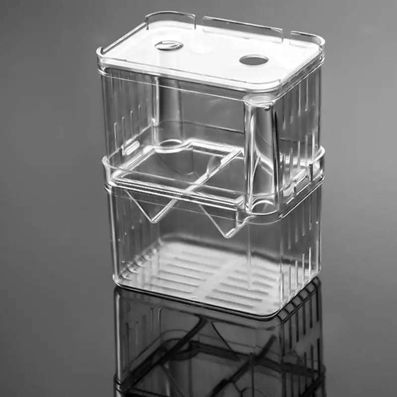 Hộp Ấp Cá Con, Acrylic Hai Lớp, Tự Nổi, Hộp Ấp Chim Công, Hộp Ấp Cá Đuôi Dài, Hộp Cách Ly, Thích Hợp Cho Cá Chiến Đấu, Trại Cá 3