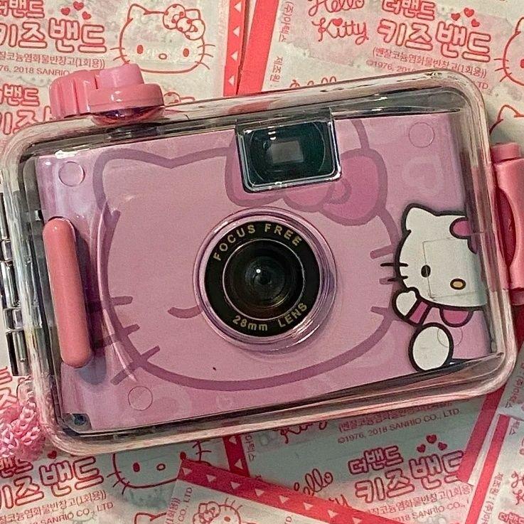 Product Introduction of Máy quay phim Hello Kitty Quà tặng sinh nhật Máy ảnh ngốc nghếch Cô gái nóng bỏng Cổ điển Hello Kitty Dễ thương Không có phim Đèn Camera 7