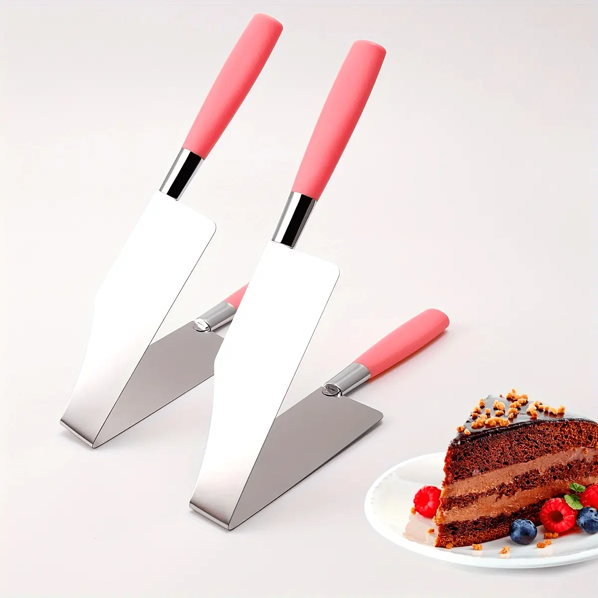 1pc, Stainless Steel Cake Slicer - Creative Cake Cutter, Pastry Divider, and Pizza Pie Cutter - Convenient Kitchen Gadget and Accessory