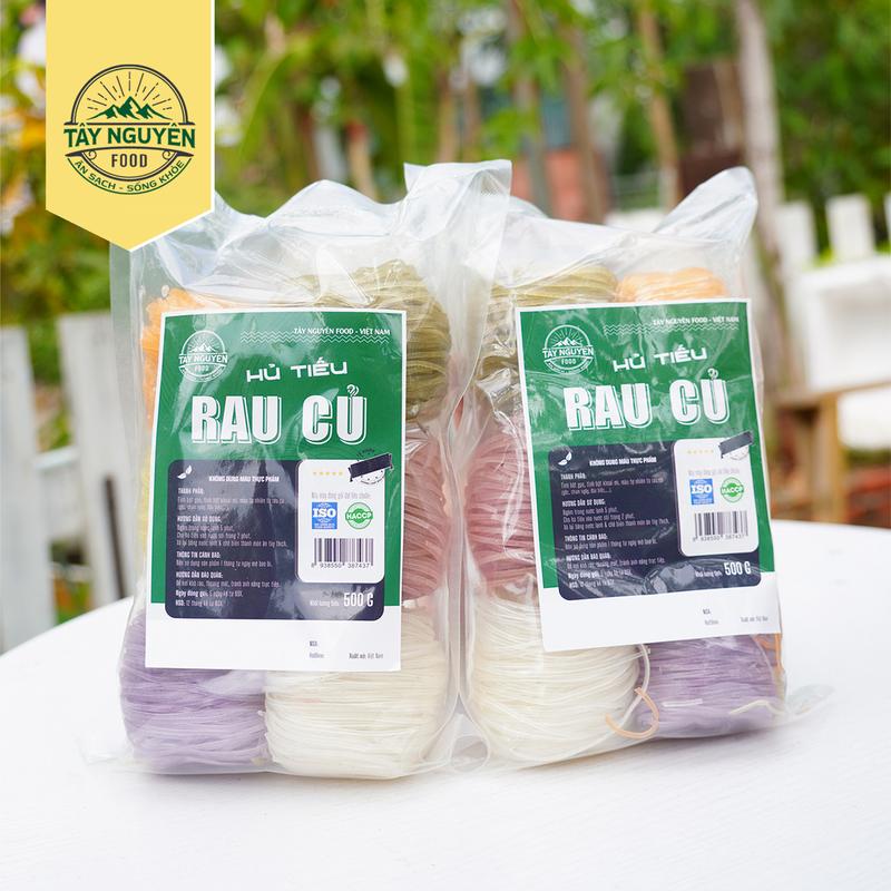 Hủ tiếu rau củ nguyên chất healthy Tây Nguyên Food - Việt Nam 500g