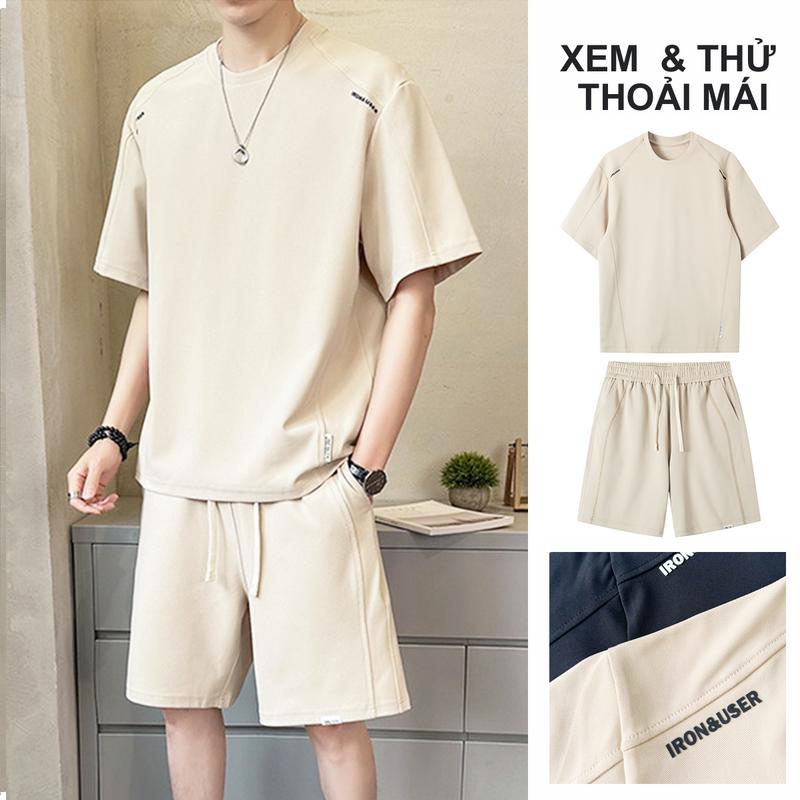 Bộ Đồ Nam Nữ Fox| Bộ hè nam big size 115kg Phong Cách Thể Thao| Đồ bộ Quần Áo mặc nhà chất cá sấu Hàn  Cao Cấp- Mã T1 Menswear Cotton Sơ Mi 9