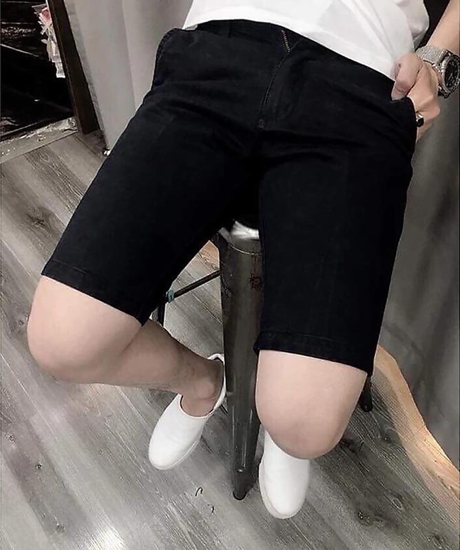 [JeanCD214] Quần short Jean nam CO GIÃN 4 chiều Quần đùi bò nam vải Jean cực đẹp