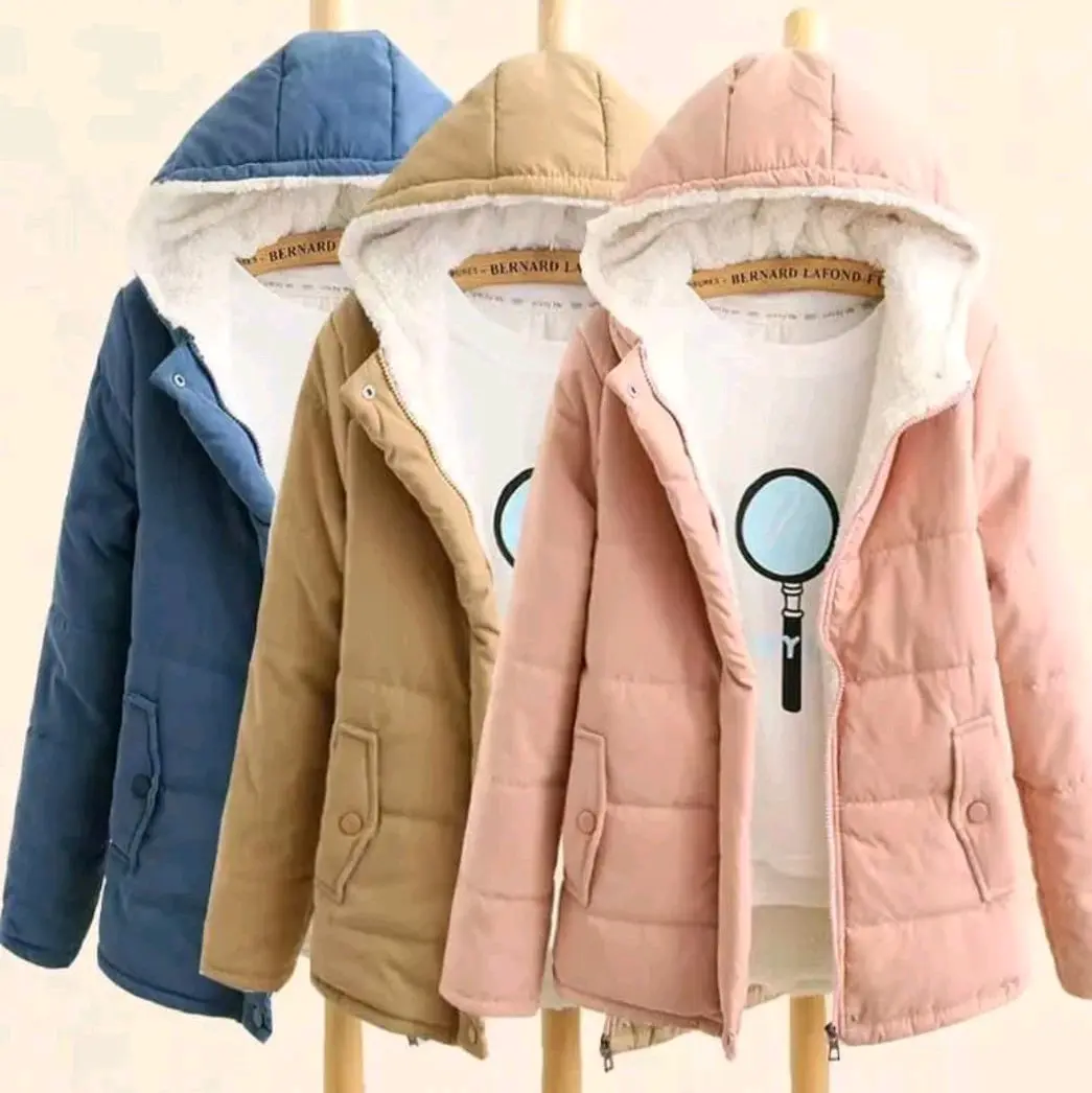 Jaket Winter wanita/ Jaket terbaru/ Jaket hangat/ Jaket musim dingin/ Jaket Casual/ Jaket elegan Nyaman Bulu