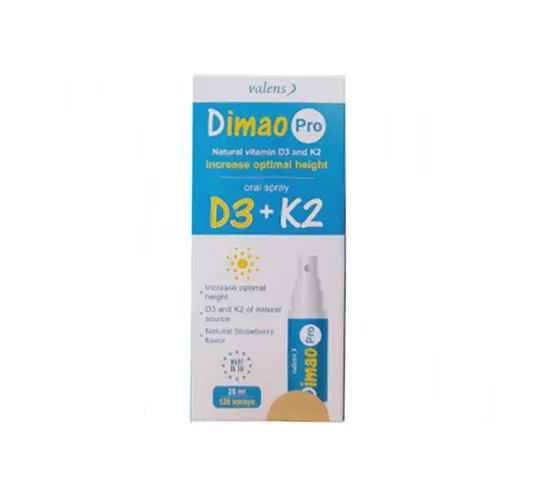 Dimao pro D3 + K2 Chai Xịt Miệng Giúp Tăng Cường Hấp Thu Canxi