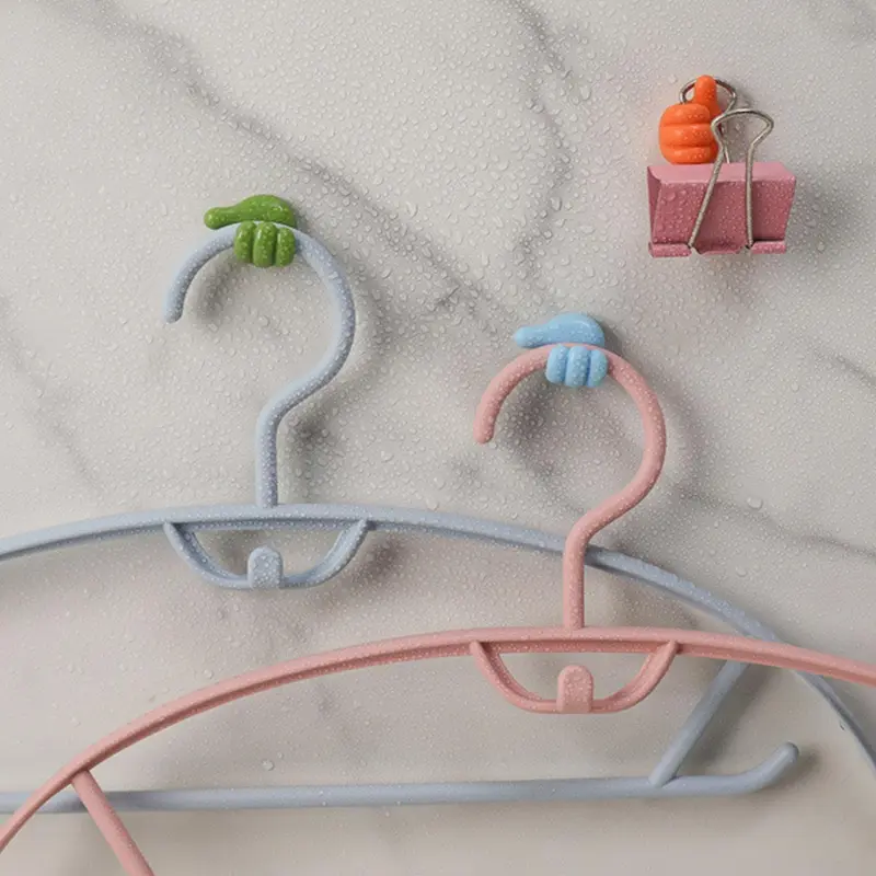 Big Thumb Hook, 10pcs Cartoon Creative Data Cable Storage and Finishing, Household and Office Wire Organizer, Home and Office Supplies Desk Storage Organization 3