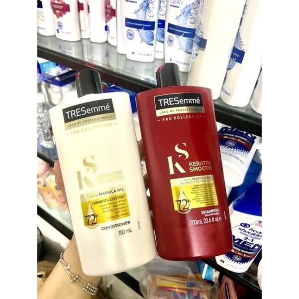 HÀNG MỸ 400ml - DẦU GỘI TRESEMME MỸ KERATIN SMOOTH WITH MARULA OIL 400ml Gội Đầu Women Nữ