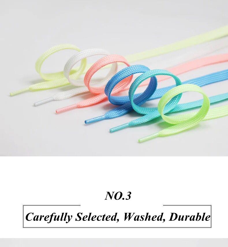 Product Introduction of 1Pair Luminous Shoelaces Sneakers Shoelace Flat Shoe Laces Flash Party Glowing Shoe Lace Kids Adult Fluorescent Shoelaces 9