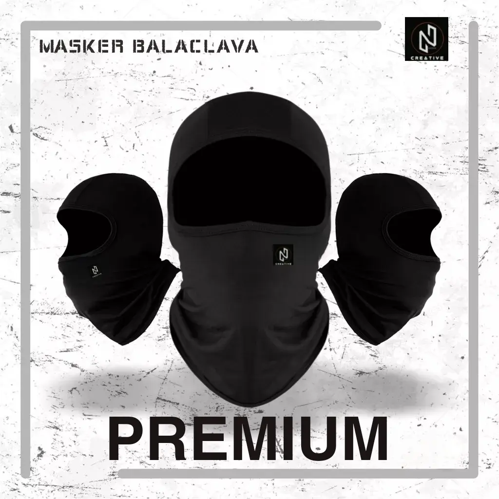 Balaclava Face Mask Bahan Premium Masker Helm Mutifungsi