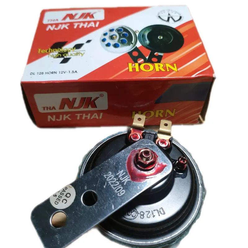 Kèn Thái NJK Lắp Được Tất Cả Các Dòng Xe Số,Xe Ga, Moto, Tiếng Kêu To,Trong 12V Phụ Kiện Inox còi xe 4