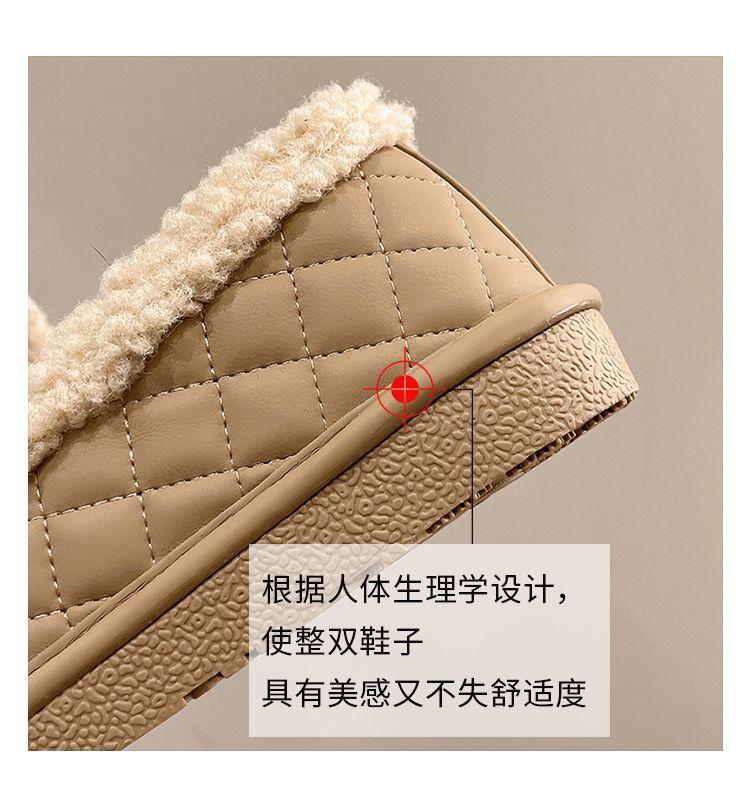 Product Introduction of Giày Lười Gommino, Dành Cho Nữ, Hàng Mới Về Năm 2024, Thích Hợp Cho Mùa Thu Và Mùa Đông, Kiểu Lười, Lót Lông Cừu, Giày Bông Bánh Mì, Đế Mềm Mại 18