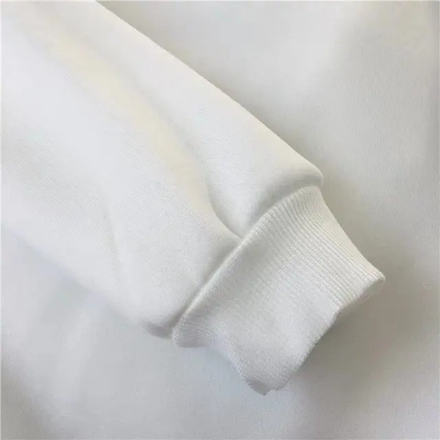 Áo khoác hoodie nỉ unisex chui đầu gấu hồng gấu dâu lotso ngược chổng đầu dài tay menswear Trắng 6