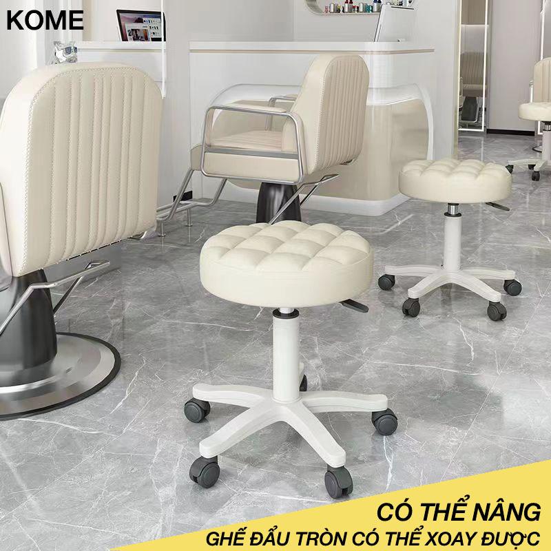  KAIDEE Ghế Đẩu Tròn Có Thể Xoay Được Ghế xoay chuyên dụng cho các spa trang điểm văn phòng 