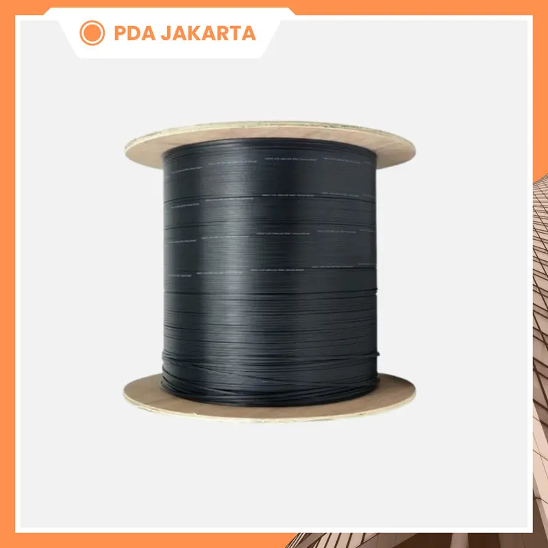 (NEW) Kabel Dropcore Fiber Optic 1 Core 3 Seling 1000M High Quality 2