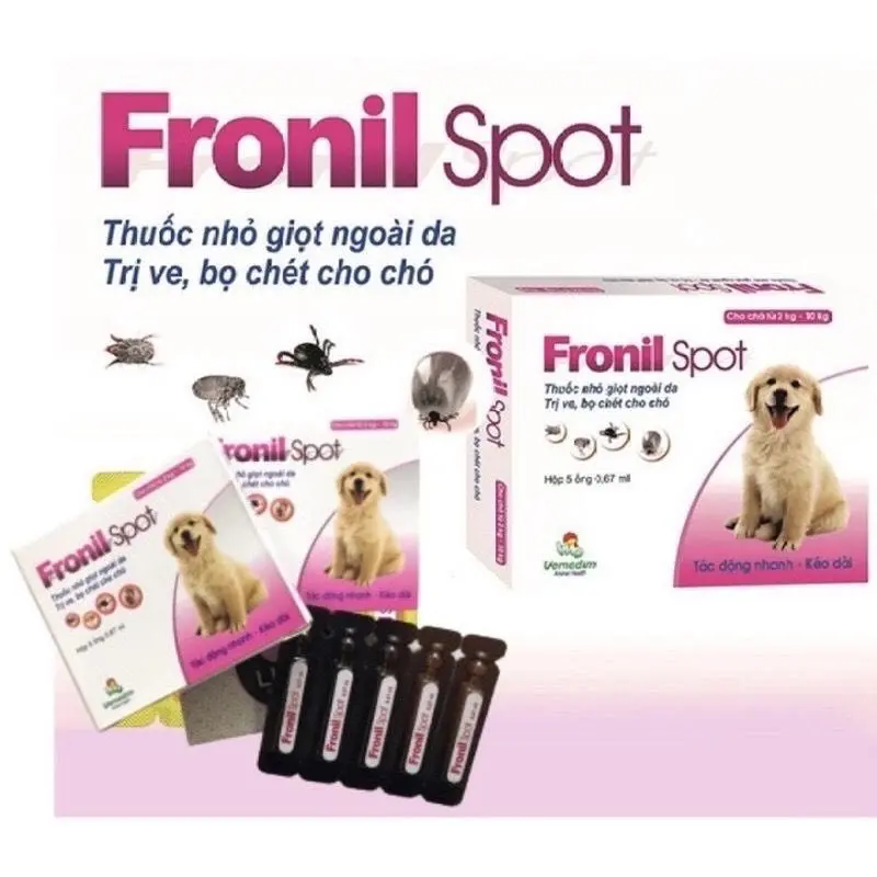Nhỏ Gáy Ve Rận Bọ Chét Cho Chó Mèo Fronil Spot