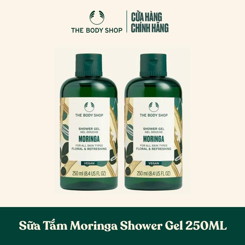 The Body Shop Bộ 2 chai sữa tắm hương chùm ngây Moringa Shower Gel 250ml