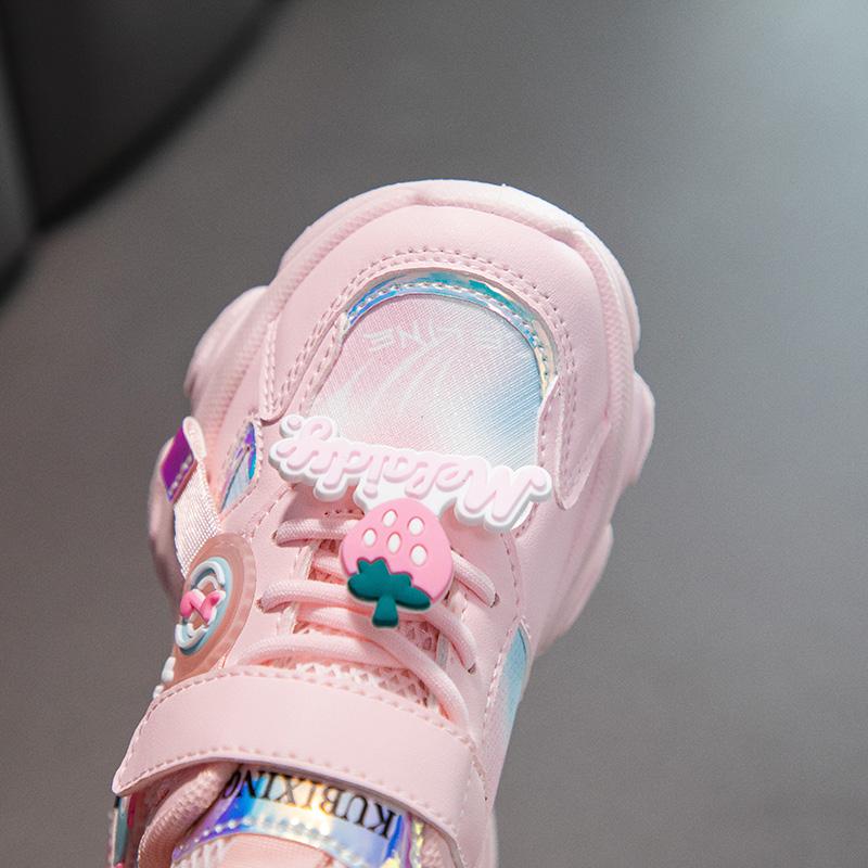 Product Introduction of Kids Shoes Girls Toddler Sneakers Cartoon Casual Walking Shoes Size26-37 11