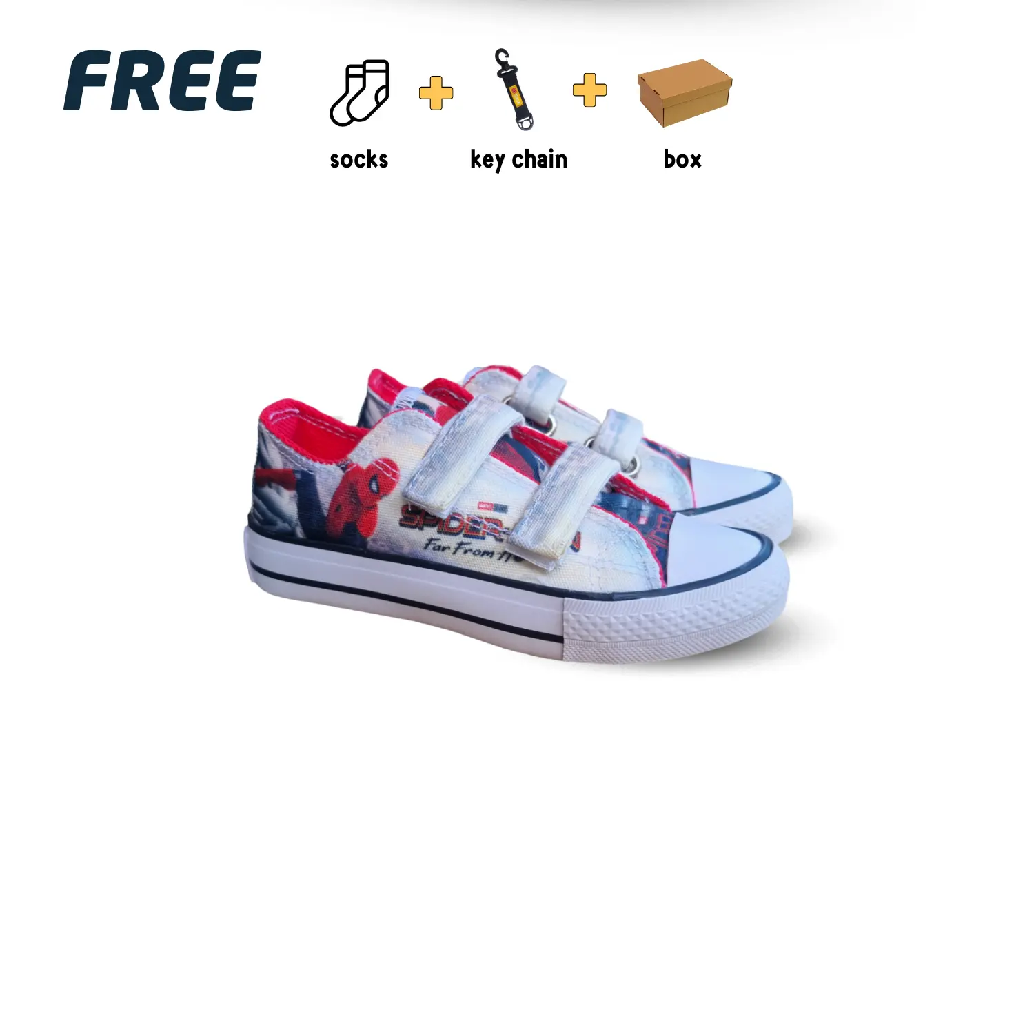 Sepatu Sneakers Anak Laki Laki Fashion Spiderman Size 21-37 Usia 1-12 tahun