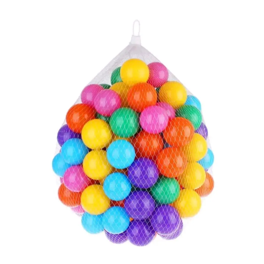Bola mandi kecil isi 50 pcs / bola renang warna warni Beraneka warna