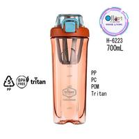 Gambar Botol Minum Infus Water H-6223 Leakproof 700ML - Orange Blue dari Ollahomeliving Kota Bogor 2 Tokopedia