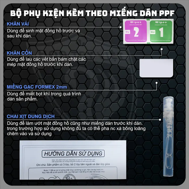 Miếng dán Winner X PPF bảo vệ chống trầy xước màn hình Honda Winner x 7