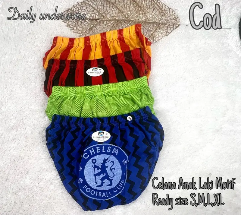 Celana Anak Laki laki motif, 1 set isi 6/ isi 12 Fashion 1