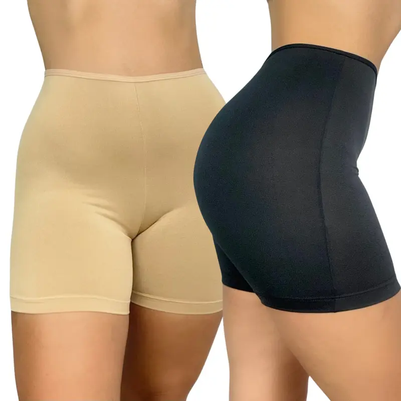 Kit 6 Shorts Anágua Feminina Segunda Pele