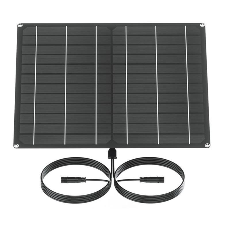 Quạt không thấm nước, 25W, thích hợp cho nhà kính ngoài trời và nhà gà, chạy bằng năng lượng mặt trời 1