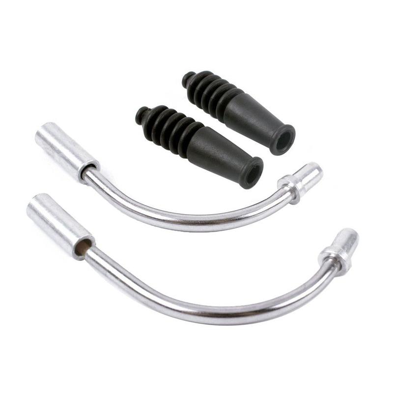 Product Introduction of xiawuss 2pcs/2sets High Quality Bicycle Parts Hose Brake V Brake Noodles Pipe Sleeves Protector Cable Guide Bend Tube 22